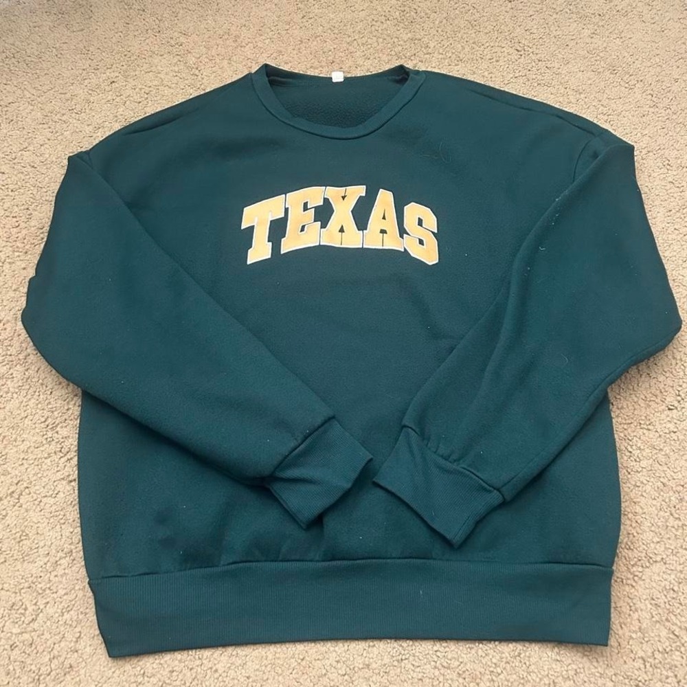 Vintage University of Texas green crewneck sweatshirt